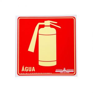 Seta fotoluminescente Extintor