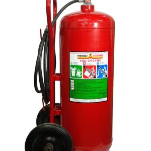Extintores carga d'água Sobre Rodas